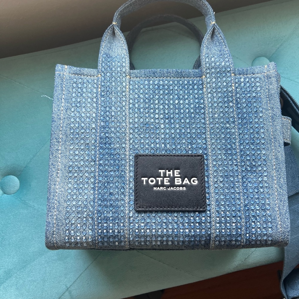 Marc Jacobs Blue Denim Tote with Structured Design / Small - Picture 7 of 7